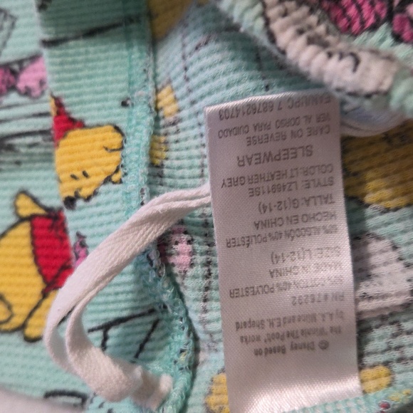 DISNEY WINNIE THE POOH 2PC PAJAMA SET - Picture 6 of 7